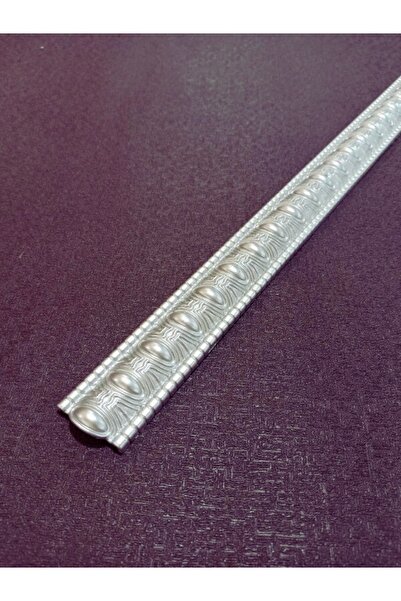 MİVA KONSEPT Poliüretan Dekoratif  Duvar&Tavan Çıta Bordürü -Gümüş Renk  (EN:...