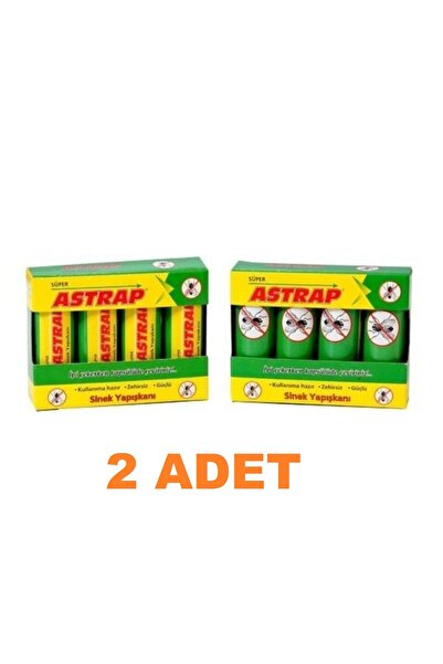 Astra Ev Güvenliği Için Astrap Zehirsiz Sinek Yapışkanı 2 ADET 4'lü KAPSÜL