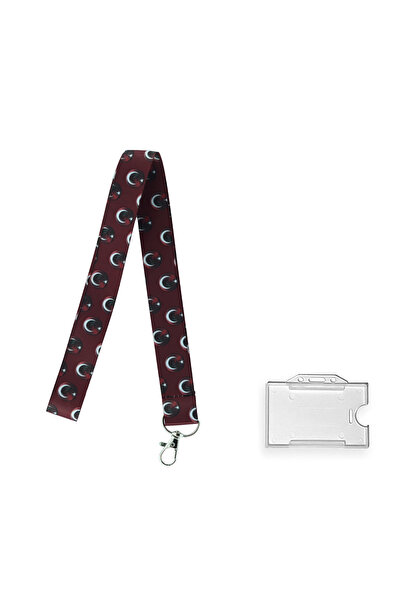 YİĞİTBAŞI AY YILDIZ 2 Desen Boyun İpi Ve Telefon Askısı Okul ,hastane , BOYUN...