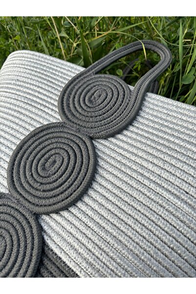 MaVaux Велика пляжна сумка ручної роботи ванілі ручної роботи Jut