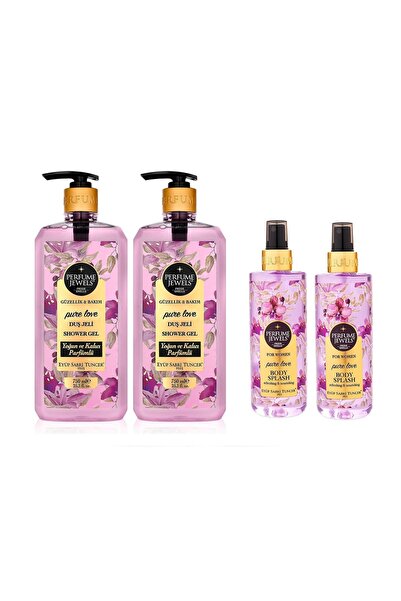 Eyüp Sabri Tuncer Pure Love Beauty Care Series 1, Shower Gel 2 Pieces and Bod...