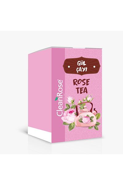Clean Rose Isparta Rose Tea Set of 20