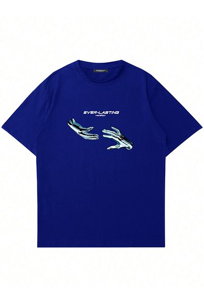 Mad&Calf Μπλουζάκι Unisex Ever-Lasting Printed Oversize