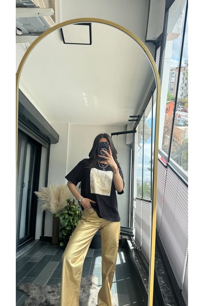 Boutique Mint Altın Sarısı Jean