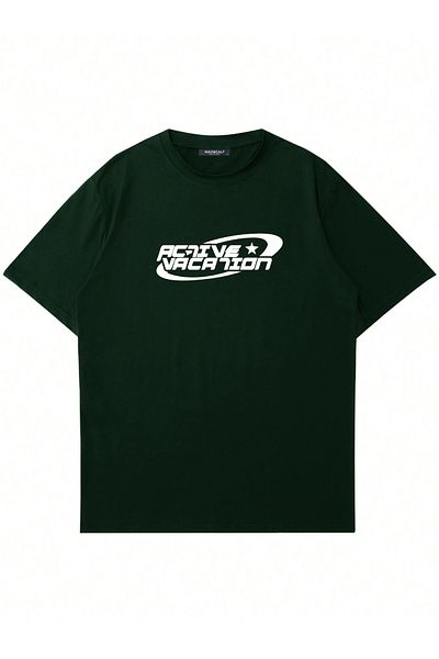 Mad&Calf Μπλουζάκι Unisex Active Nation με στάμπα Oversize