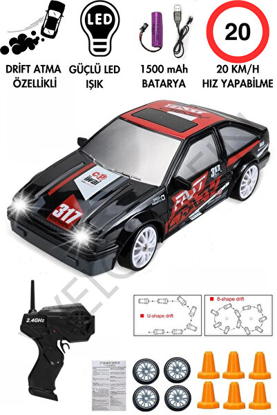 welcomein Oyuncak 4x4 Uzaktan Kumandalı Drift Için Üretilmiş Araba Rock Crawler Rc Yarış Arabası Full Fonk
