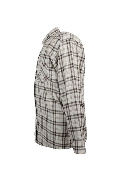marufshop Βαμβακερό μακρυμάνικο πουκάμισο ξυλοκόπο κατάλληλο για άντρες μεγάλο μέγεθος μεταξύ 118-139 κιλών