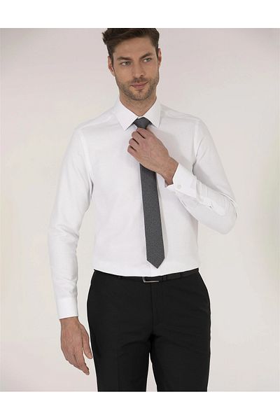 Pierre Cardin Ανδρικό λευκό πουκάμισο