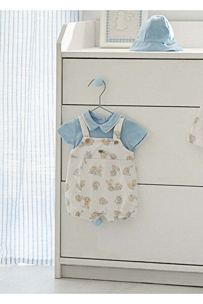 MAYORAL Gökyüzü Tulumu ve Şapkalı Takım Yeni Doğan 0-1 Ay