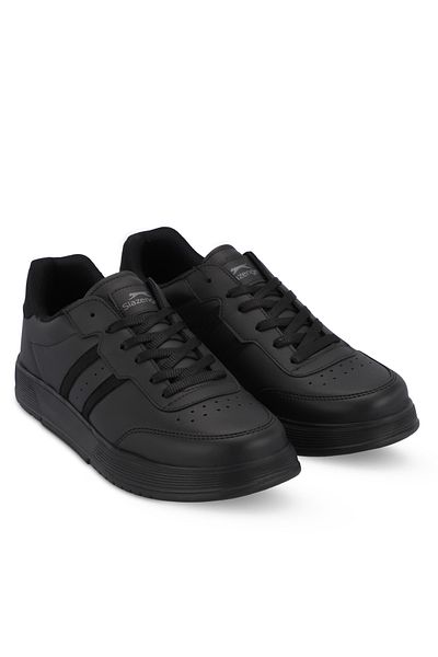 Slazenger Men's Sneakers - ZIPPER I Black Black Shoes