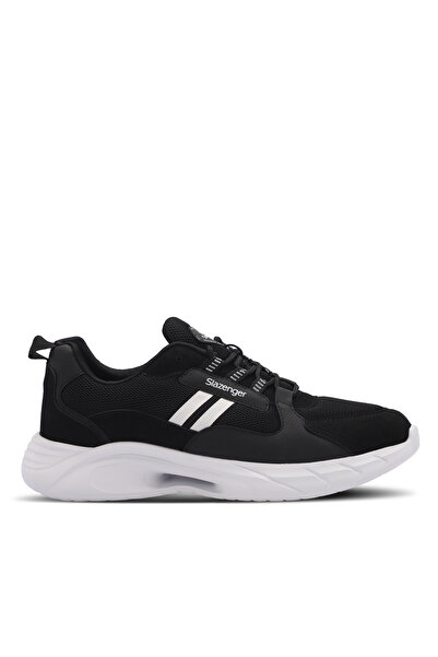 Slazenger MAKEDA KTN Large Size Men's Sneakers - Black and White