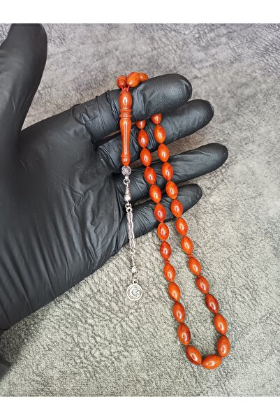 Mos Tespih Mărgele de rugăciune din chihlimbar tăiate cu moară