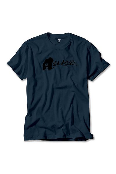 Z zepplin Μπλουζάκι με λογότυπο Slash Portrait Navy Blue