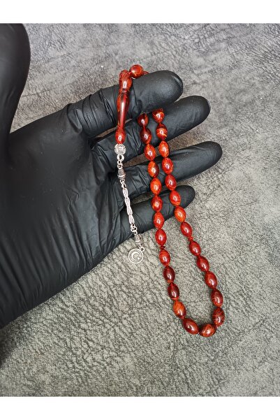 Mos Tespih Mărgele de rugăciune din chihlimbar tăiate cu moară