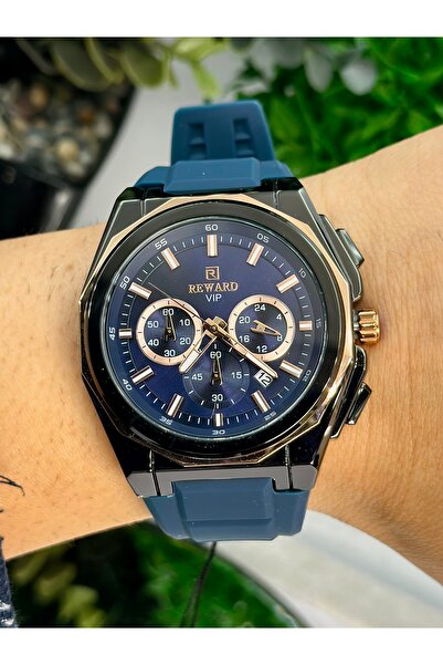 Reward New Season Silicone Waterproof Calendar Active Function Men's Wristwatch 2 Years Warranty