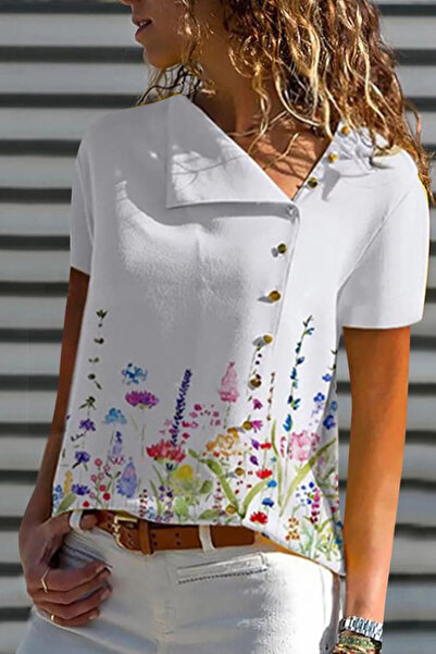 Özel Tasarım Βαμβακερό Χτενισμένο Πουκάμισο Μπλούζα Νέας Σεζόν Μπλούζα