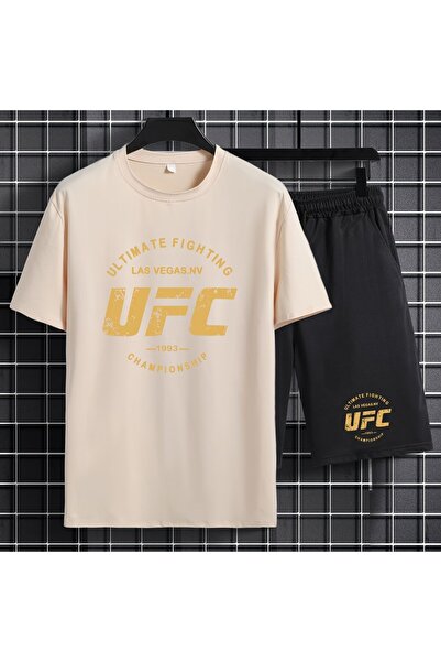 GALASHOP UFC Print T-shirt & Shorts Set