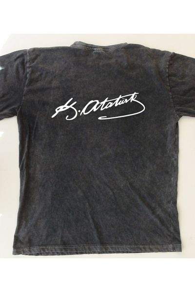 mAddog Ataturk Pasha Portrait - with Back Signature (Relax Fit) 9XL / 8XL / 7XL / 6XL / 5XL / 4XL / 3XL