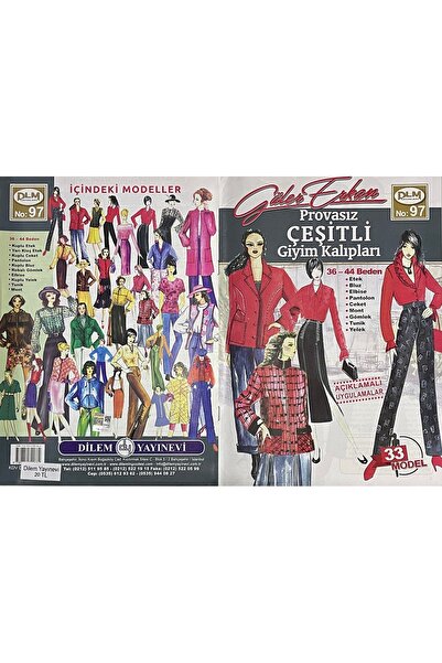 Güler Erkan Provasız Dikiş Kalıpları Dergisi