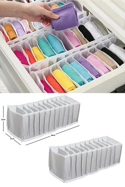 GÜRAY LİFE 4 Pieces Medium-M Size Multi-Purpose Organizer Cabinet and Drawer Set