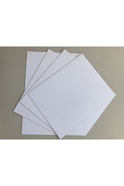ORKA Kagıt 10 Adet GRİ BEYAZ MUKAVVA 2 mm 50x70 cm Sert Karton , Sert Mukavva