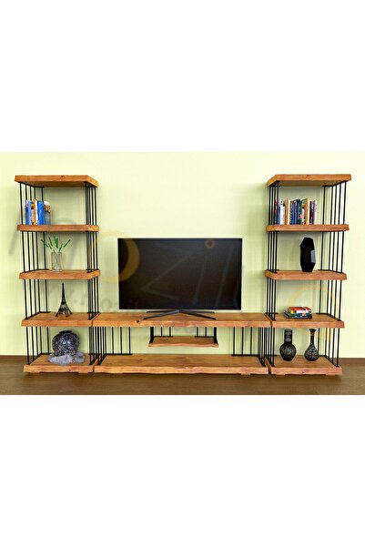 MFG AHŞAP Tv Ünitesi Seti 180x160x30