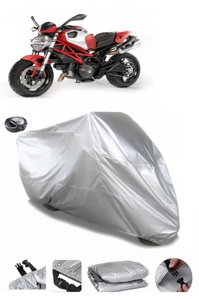AUTOLION Ducati Monster 796 Compatible Motorcycle Tarpaulin Rear Bag NOT COMP...