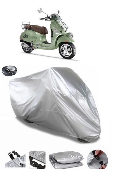 AUTOLION حقيبة خلفية متوافقة مع علامة Vespa GTV 300 ie للدراجات النارية