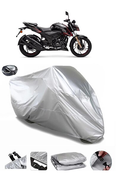 AUTOLION TVS Apache RTR 200 Rear Bag Compatible Motorcycle Tarpaulin Premium ...