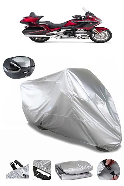 AUTOLION حقيبة خلفية متوافقة مع القماش المشمع للدراجات النارية Honda Goldwing...