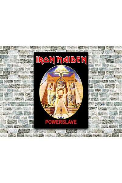 icase Iron Maiden Powerslave Tabloa din lemn