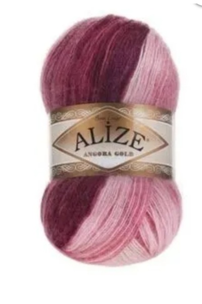 Alize 4 adet Angora gold batik örgü ipi no 1895