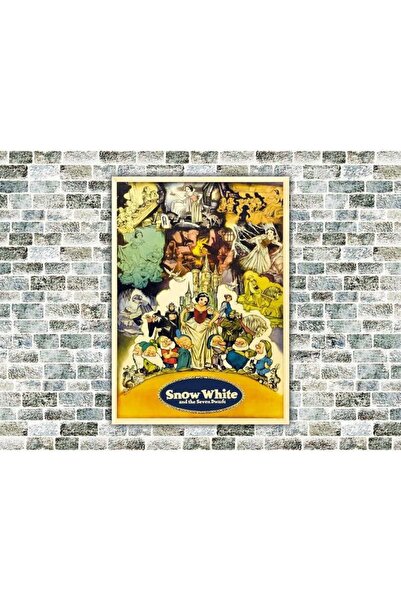 icase Tablou din lemn Albă ca Zăpada