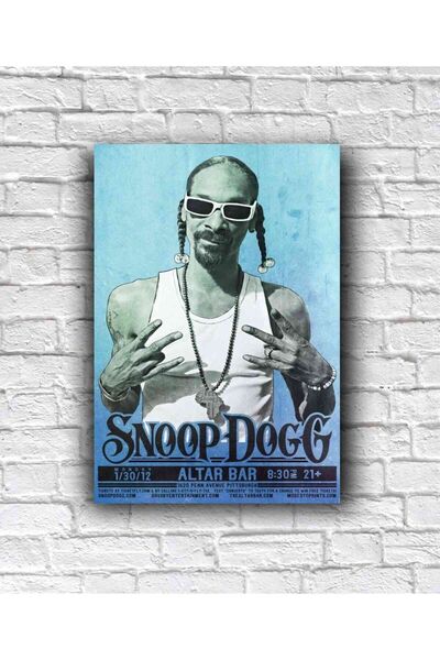 icase Poster Snoop Dogg Decor de perete Ornament pentru ușă Concept Decor Tab...