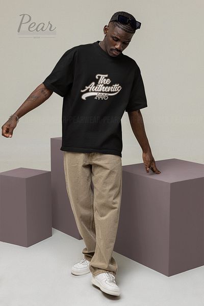 Pear Wear Αυθεντικό μπλουζάκι Unisex με στάμπα Oversize