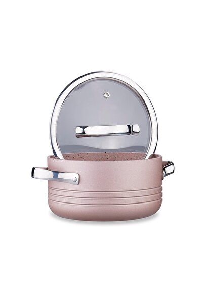 KORKMAZ Line 7 Piece Crush Casting Volcanite Cookware Set =NEW SERIES=