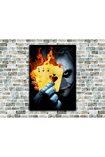 icase Batman Joker Heath Ledger Cărți Tablou din lemn