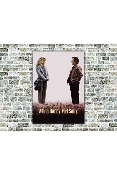 icase Όταν ο Χάρι συναντήστηκε τη Σάλι Ξύλινος Πίνακας Ζωγραφικής