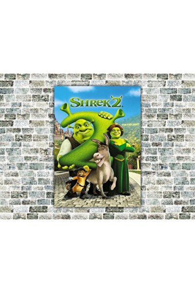 icase Σρεκ 2 Ξύλινος Πίνακας Ζωγραφικής