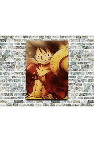 icase Ξύλινη ζωγραφιά ανιμέ One Piece