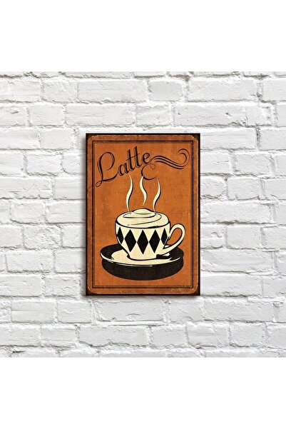 icase Decor retro cafea pentru bucătărie, pictură colorată pe lemn, dimensiun...