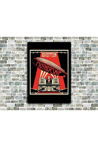 icase Tablou din lemn Led Zeppelin