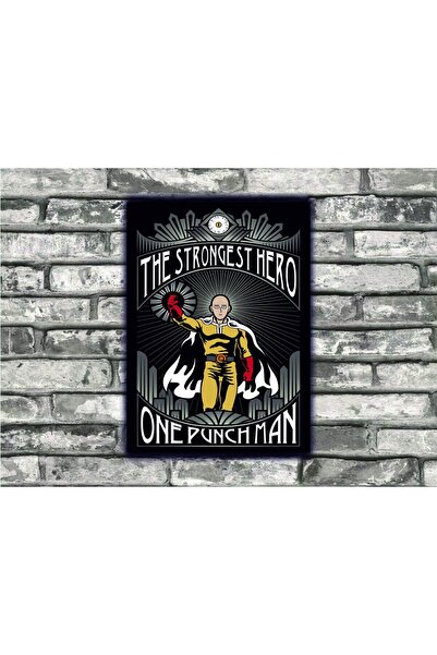 icase One Punch Man Ξύλινος Πίνακας