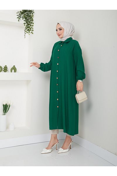 VOLT CLOTHİNG Női Maxi Boy hasított viszkóz tunika