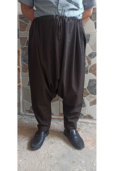 MEŞHUR ŞALVARCI PELİN Four Seasons Wearable Ribbed Adana Baggy
