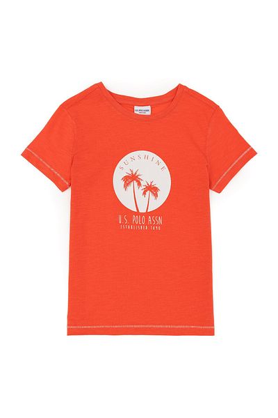 U.S. Polo Assn. US Polo Assn.Men's Pomegranate Flower T-Shirt - GANISKIDS