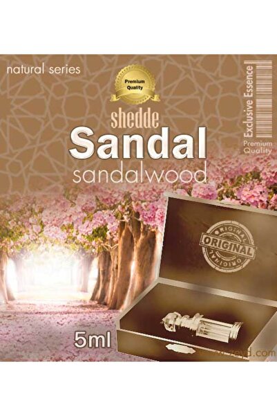 shedde Sandal Ağacı Yağı Kokusu Doğal Alkolsüz Esans Khalis 5 ml