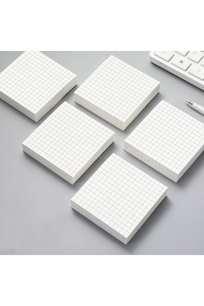 Choice 1Pcs 80Sheets Sticky Stationery Notepad Office Bookmark Sticky Notes Khaki / White /Stickers In N...