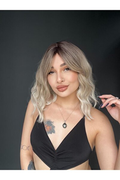 Suzan Peruk Medikal Doğal Görünümlü Saç Modeli Peruk Rus Kumralı Ombreli