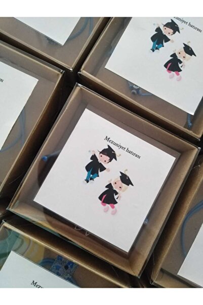 Nas Aksesuar Karne Gift Graduation Preschool Student Boxed Blue Evil Eye Bead...